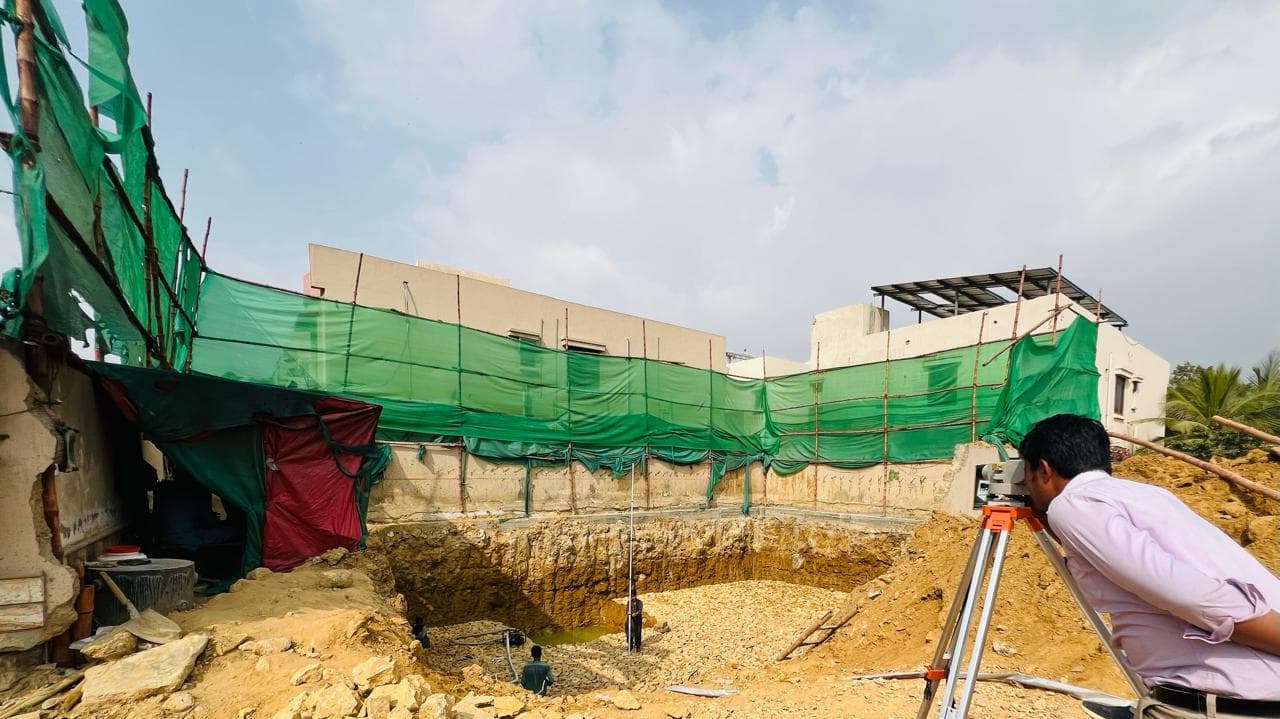 FID upcoming construction project site survey